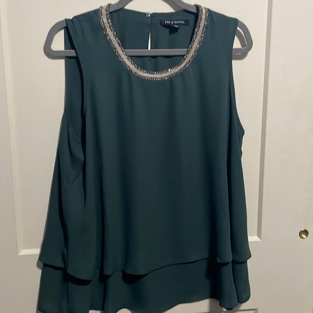 Green blouse